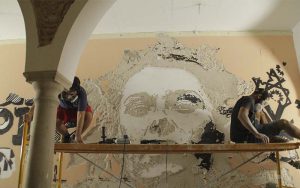 Obra Vhils en Sevilla