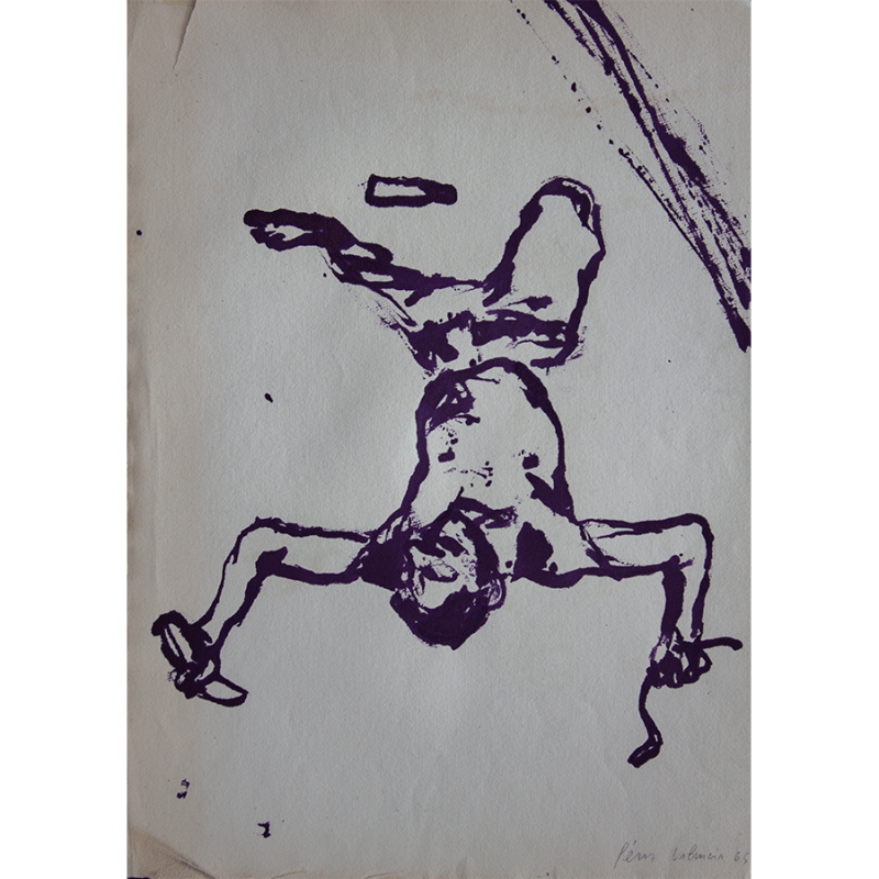 Paco Pérez Valencia. Hombre tumbado.