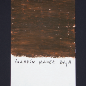 Paco Pérez Valencia. Marrón marea baja