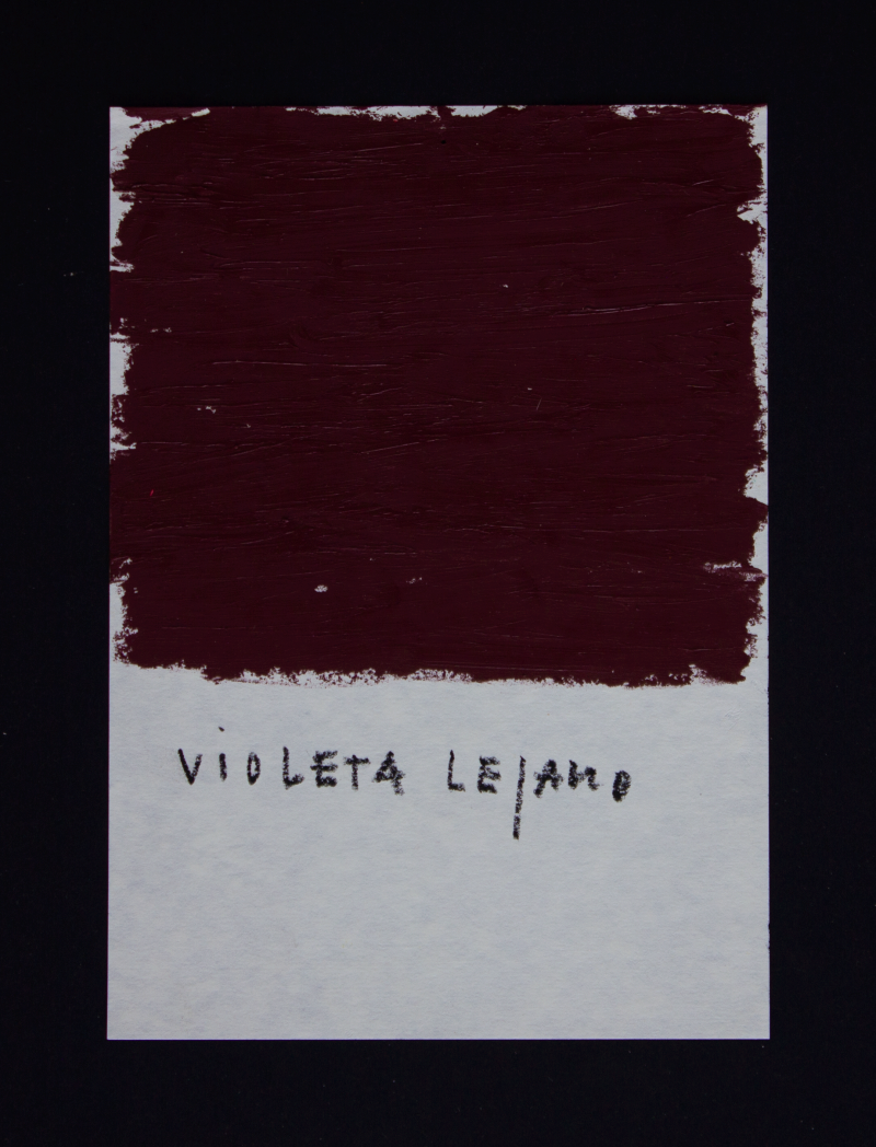 Paco Pérez Valencia. Violeta lejano