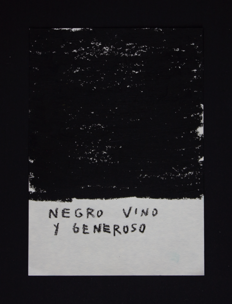 Paco Pérez Valencia. Negro vino y generoso