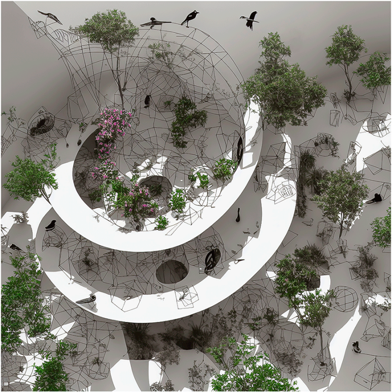 Dionisio González. AVIARIO DE WITTGENSTEIN, 11